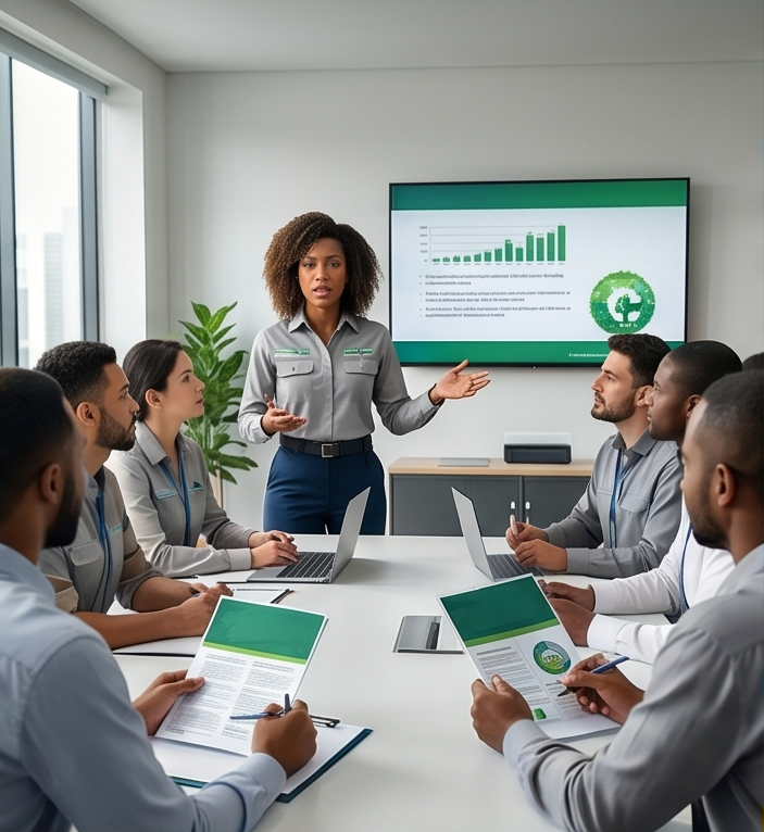 Treinamentos, cultura corporativa e boas práticas ambientais